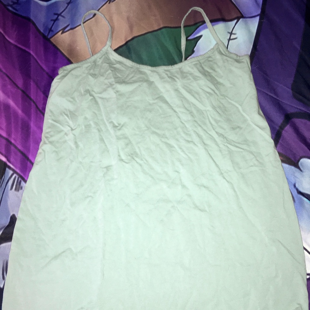 Spaghetti strap maternity tank top